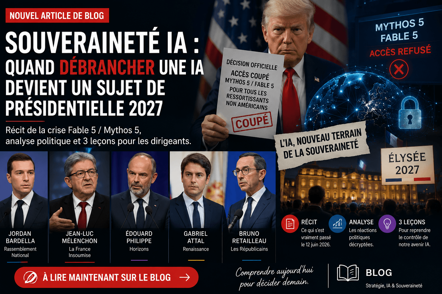 Souveraineté IA : quand débrancher une IA devient un sujet de présidentielle 2027